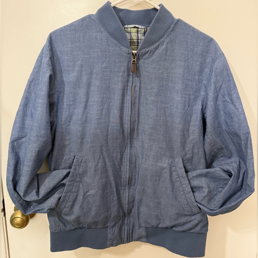 Uniqlo Light Blue Zip-Up Jacket